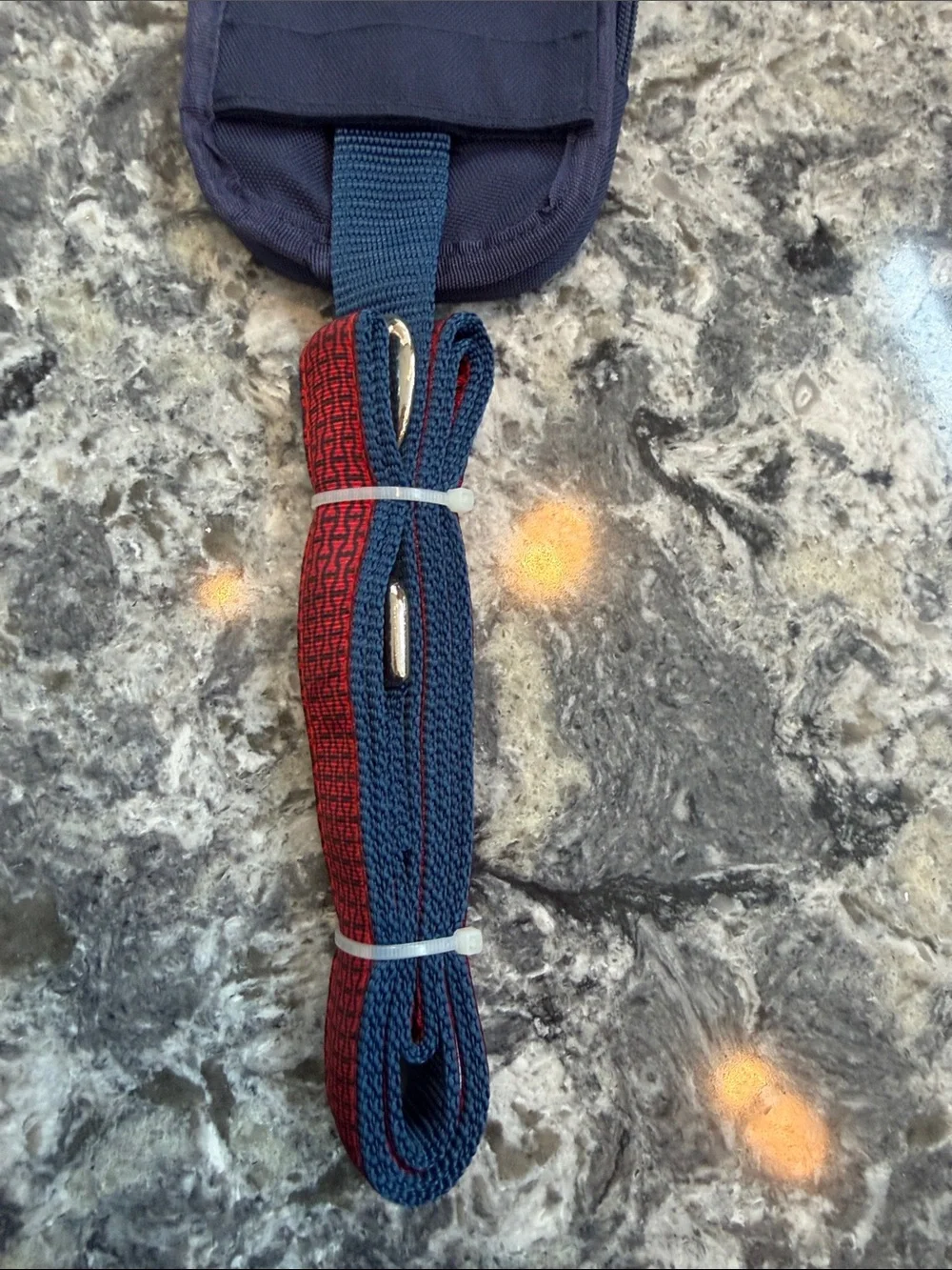 Navy No-Pockets Dog Leash Phone Pouch